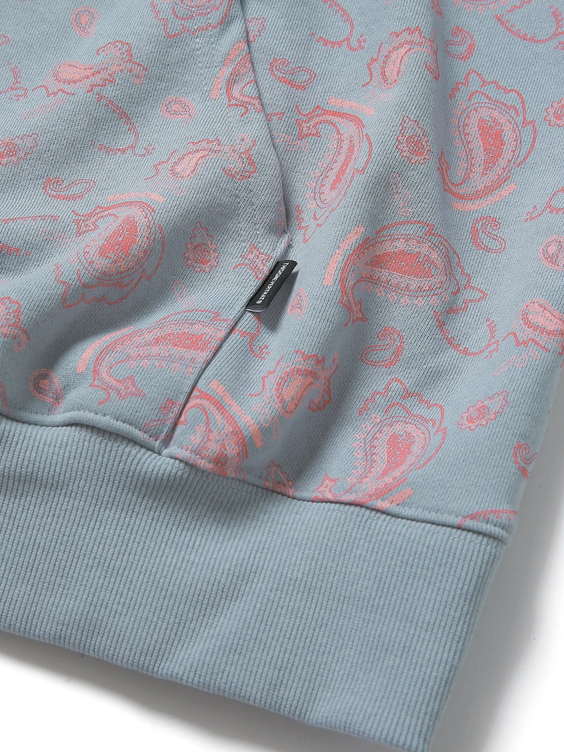 Paisley Hooded Sweatshirt