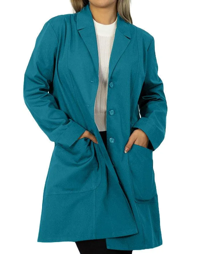 Panda Uniform Women 36 Inch Two Front Pockets Colored Lab Coat