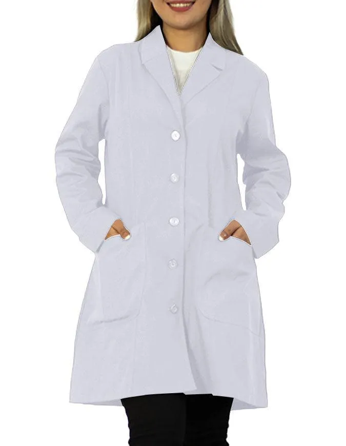 Panda Uniform Women 36 Inch Two Front Pockets Colored Lab Coat