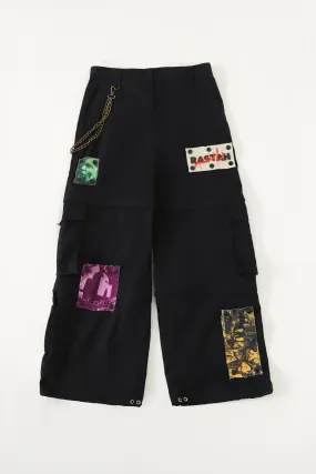 PATCHWORK CARGO PANTS