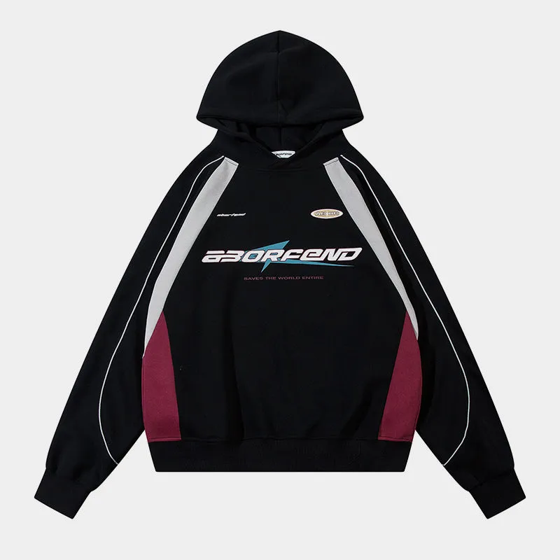 Racing Stripes | Athletic Graphic Hoodie