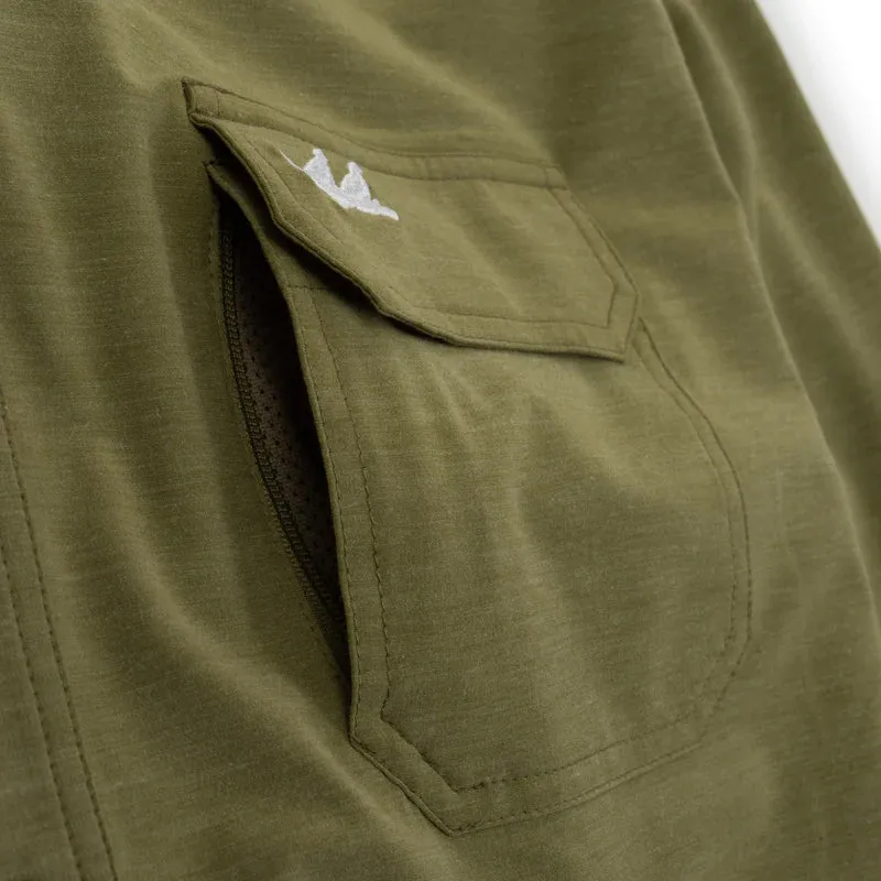 Rio Ultimate Outdoor Blend long Sleeve - Olive Green - Two Dove