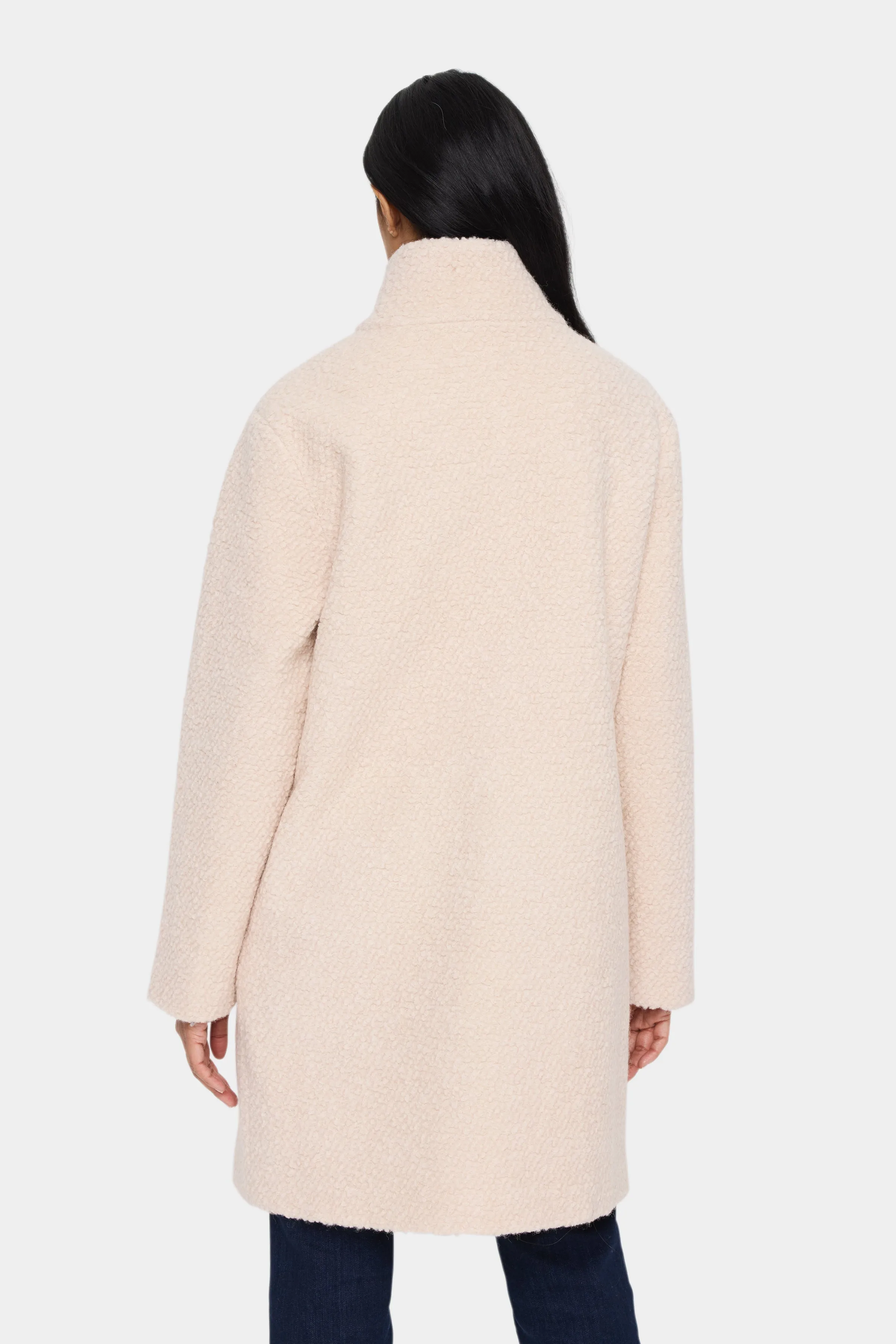 Saint Tropez Ferddy Coat in Creme