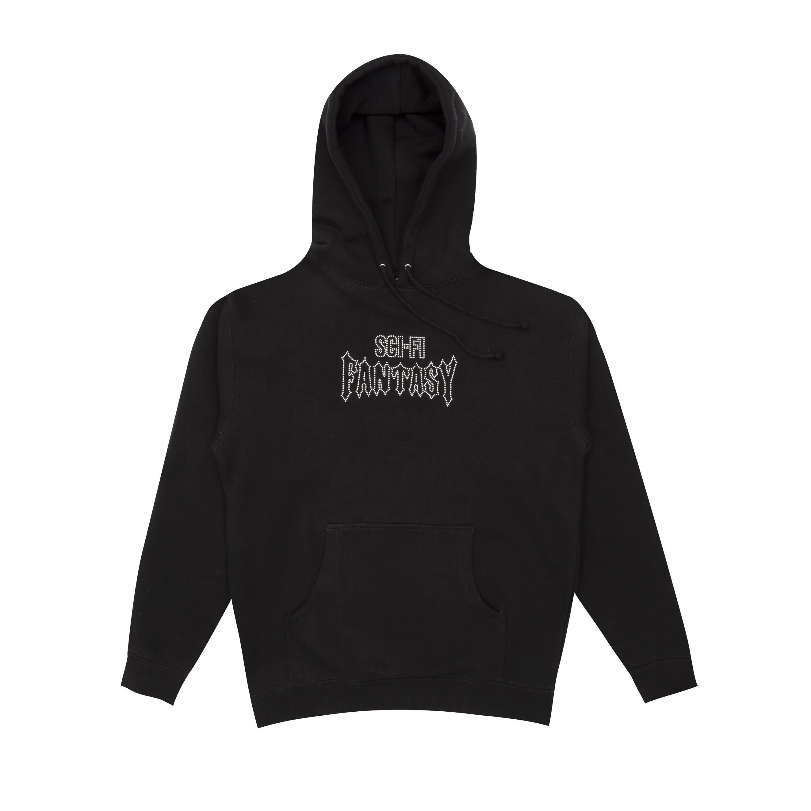 Sci-Fi Fantasy - Biker Studded Hoodie [Black]