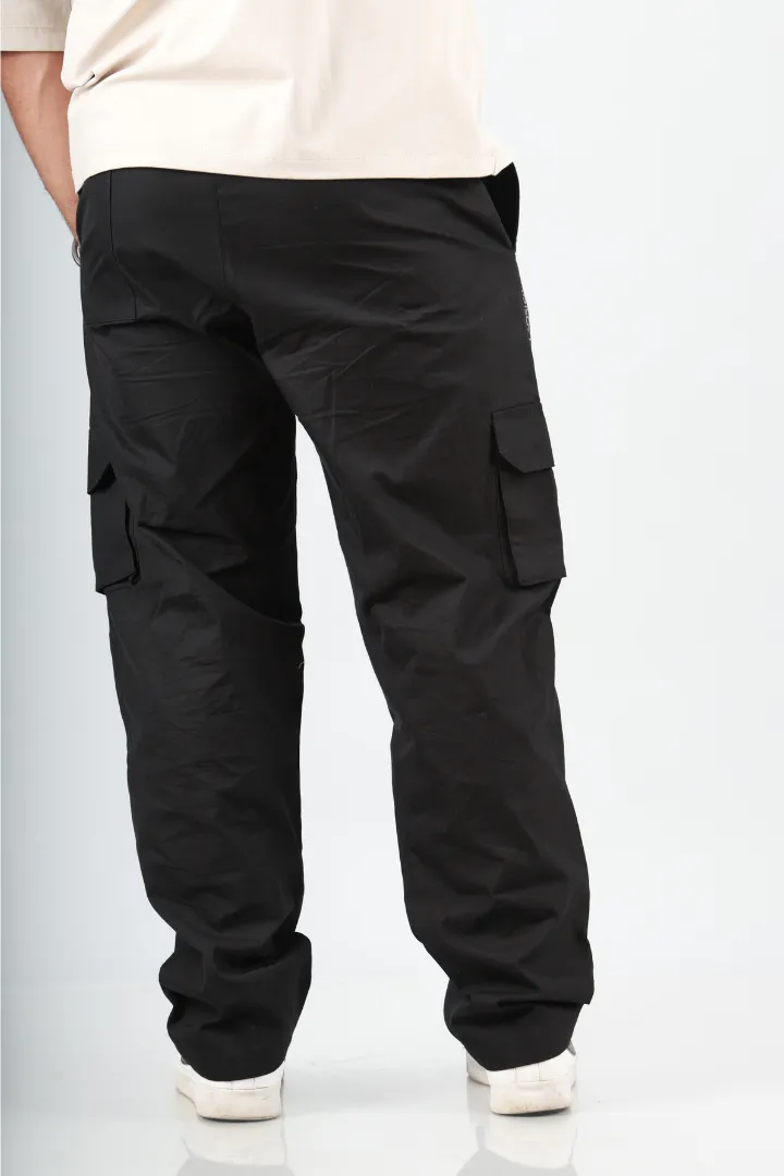 Space Black Cargo Baggy Pant - Unisex Comfy Pant