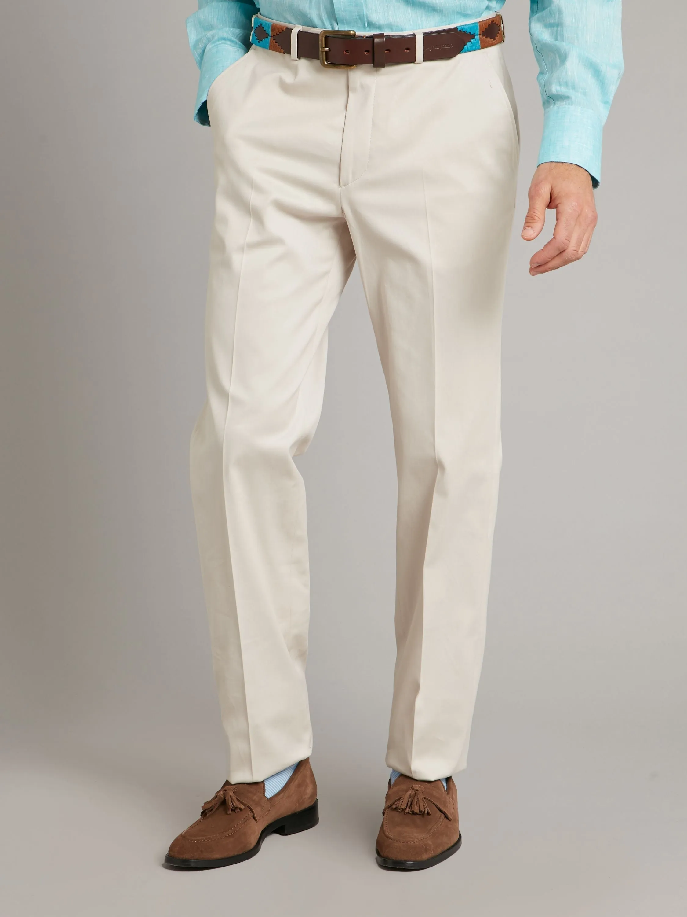 Stretch Chinos - Stone