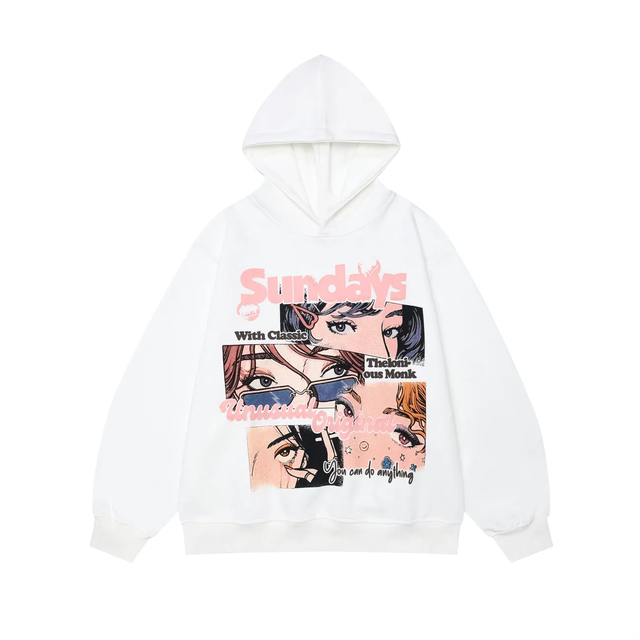 Sundays | Pop Art Graphic Hoodie