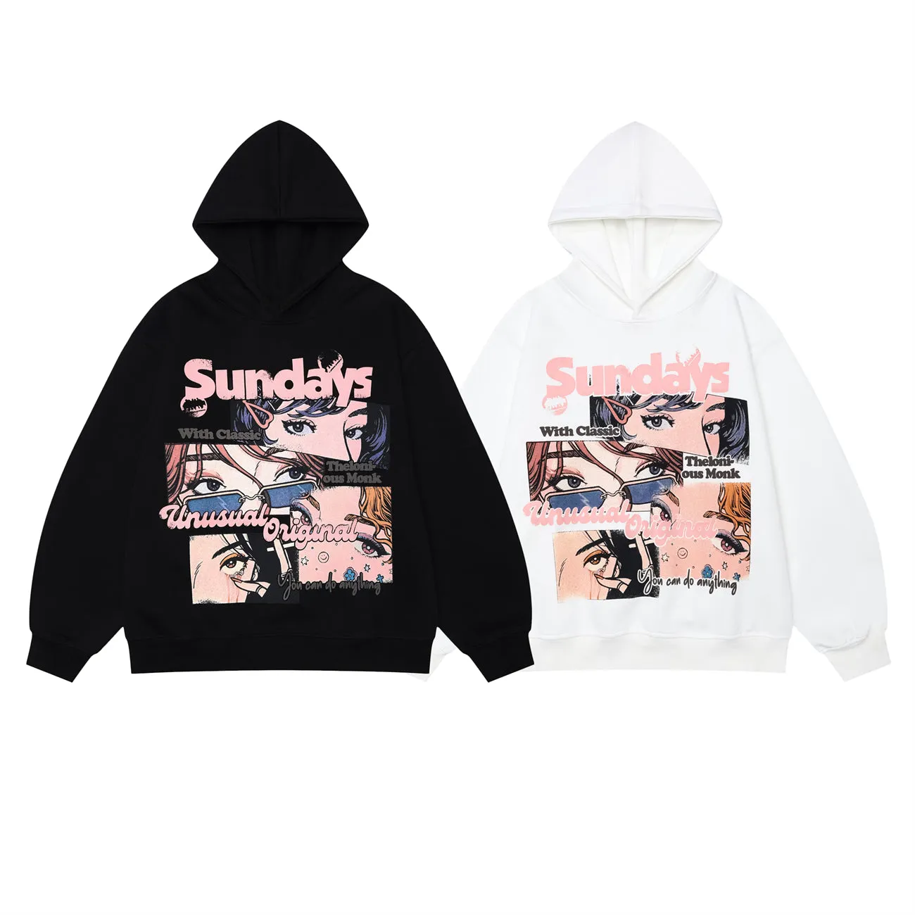 Sundays | Pop Art Graphic Hoodie