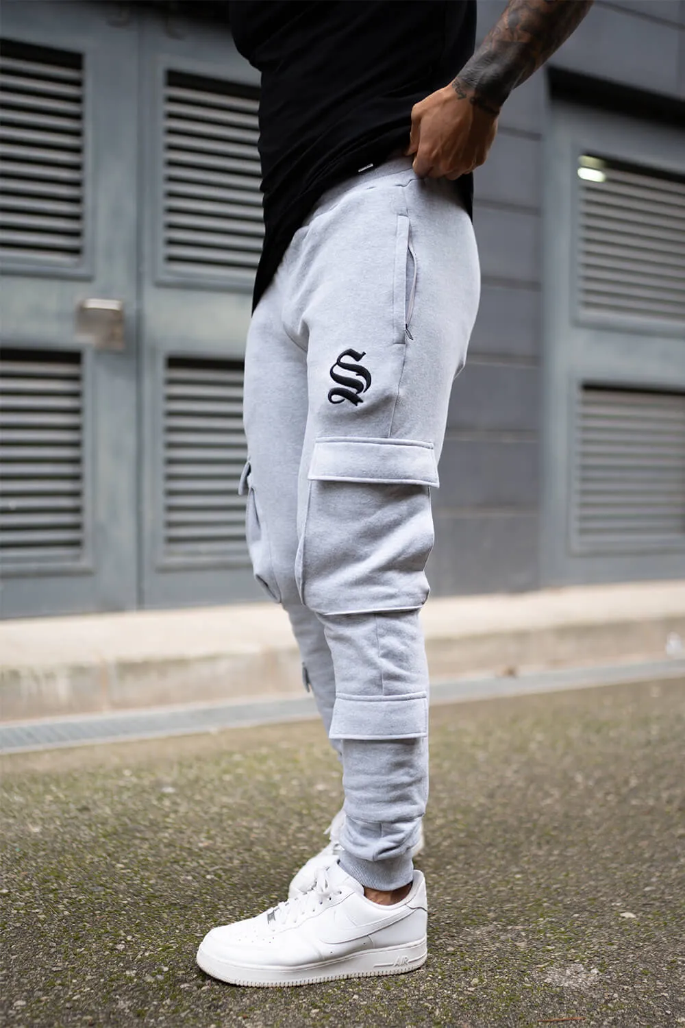 Tech Cargo Joggers - Grey