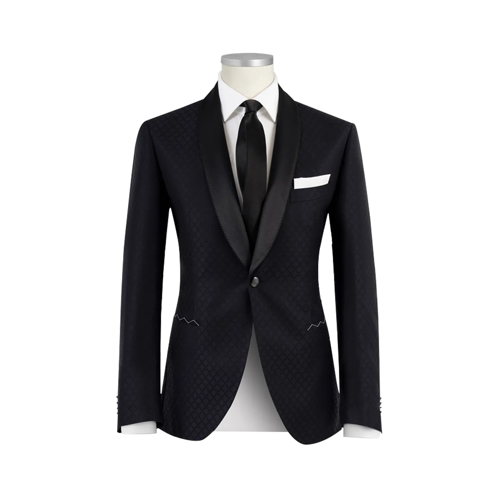 THE DIAMOND TUXEDO IN VIRGIN WOOL