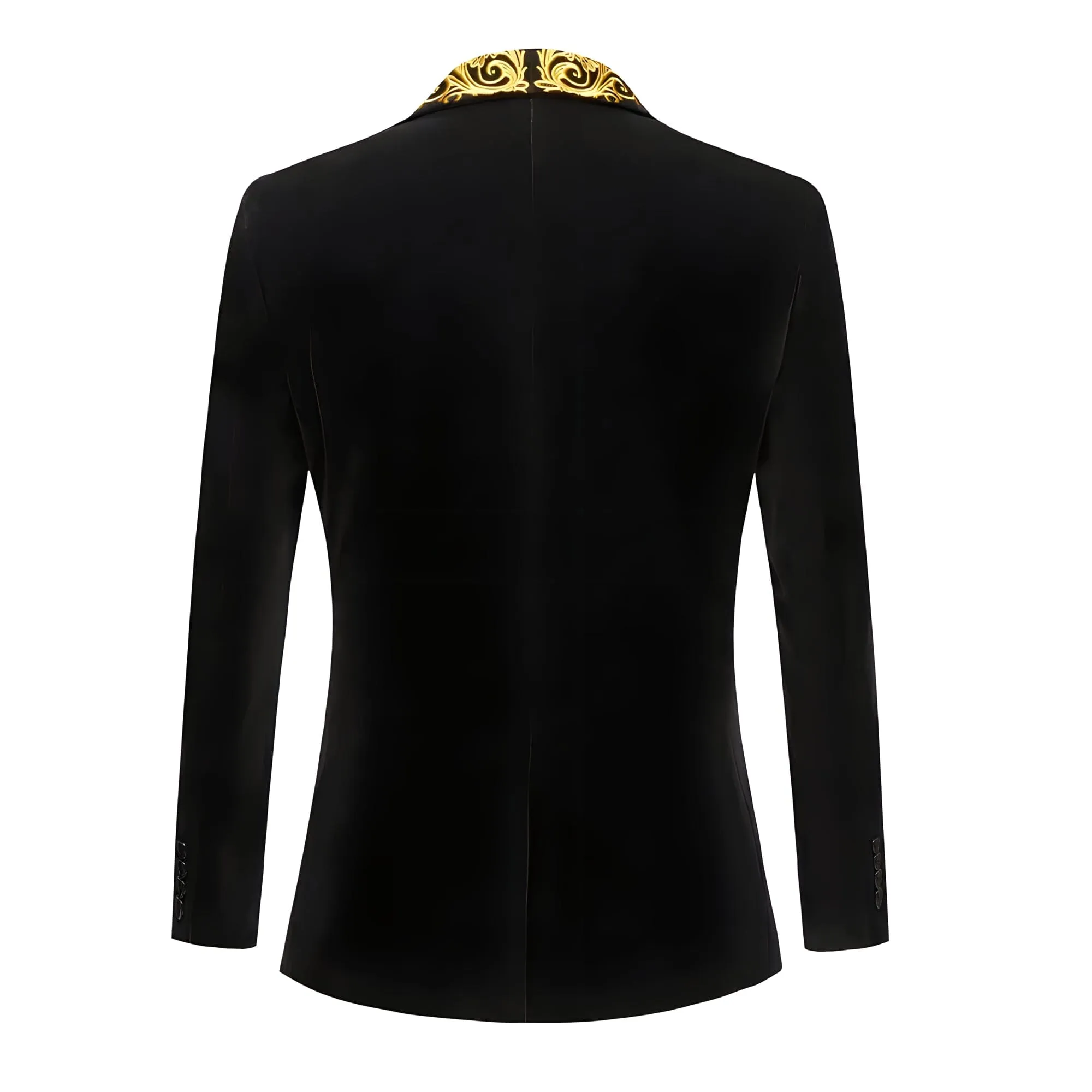 The Hadrianus Embroidered Slim Fit Tuxedo Blazer Suit Jacket