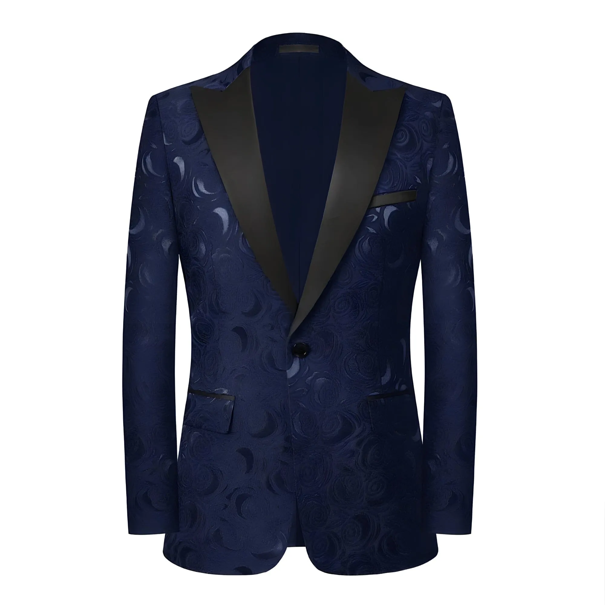 The Vance Jacquard Slim Fit Blazer Suit Jacket - Multiple Colors