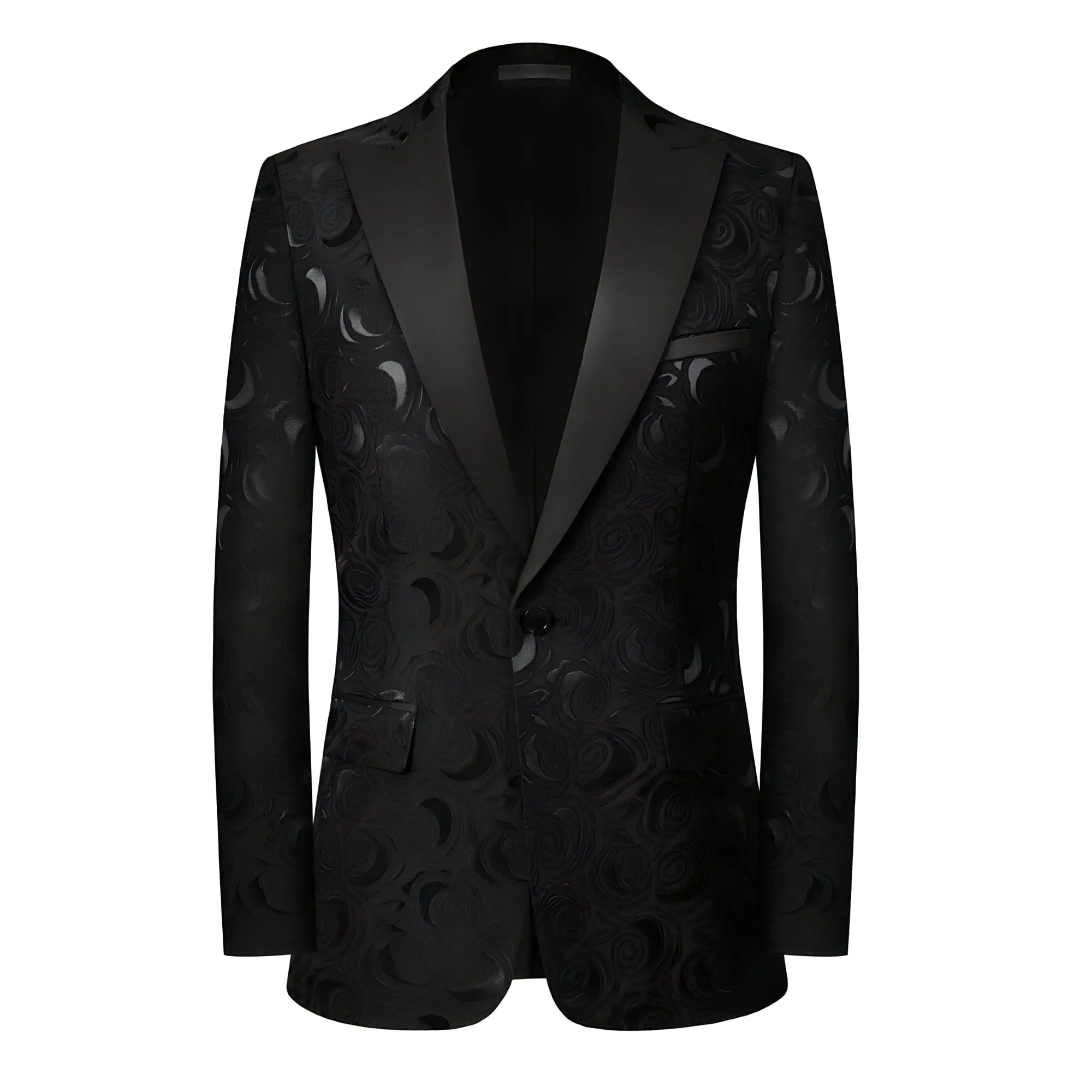 The Vance Jacquard Slim Fit Blazer Suit Jacket - Multiple Colors