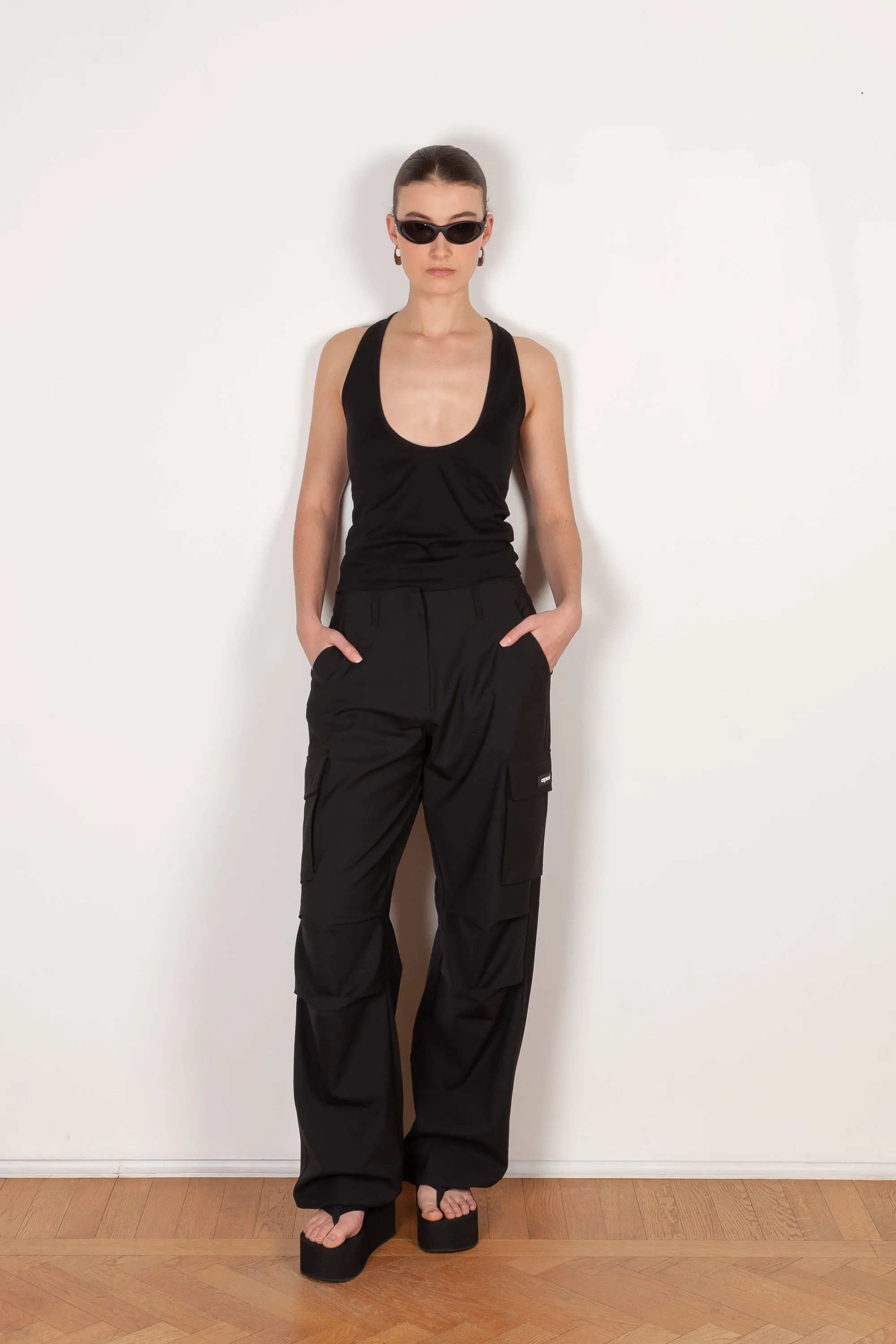 Wide Leg Cargo Pants