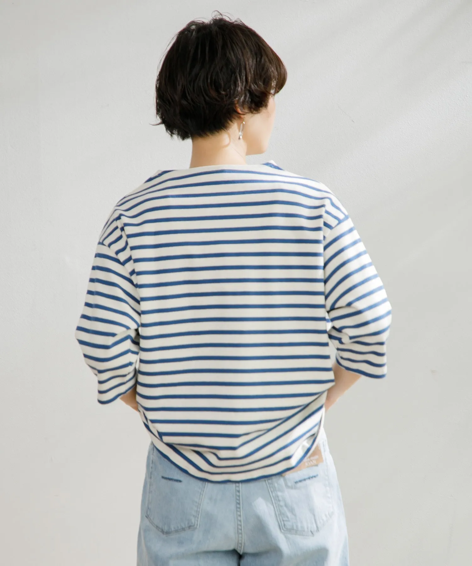 【WOMEN】ORCIVAL CREW NECK HALF SLEEVE PULLOVER