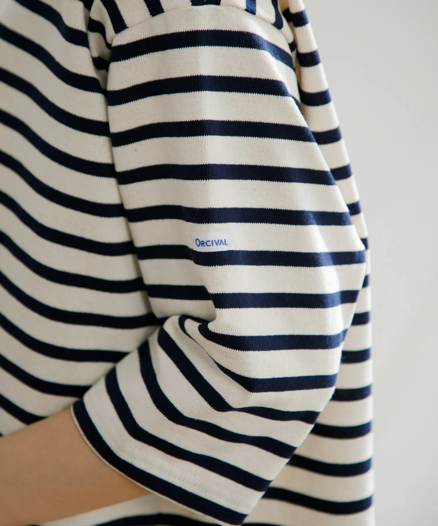 【WOMEN】ORCIVAL CREW NECK HALF SLEEVE PULLOVER