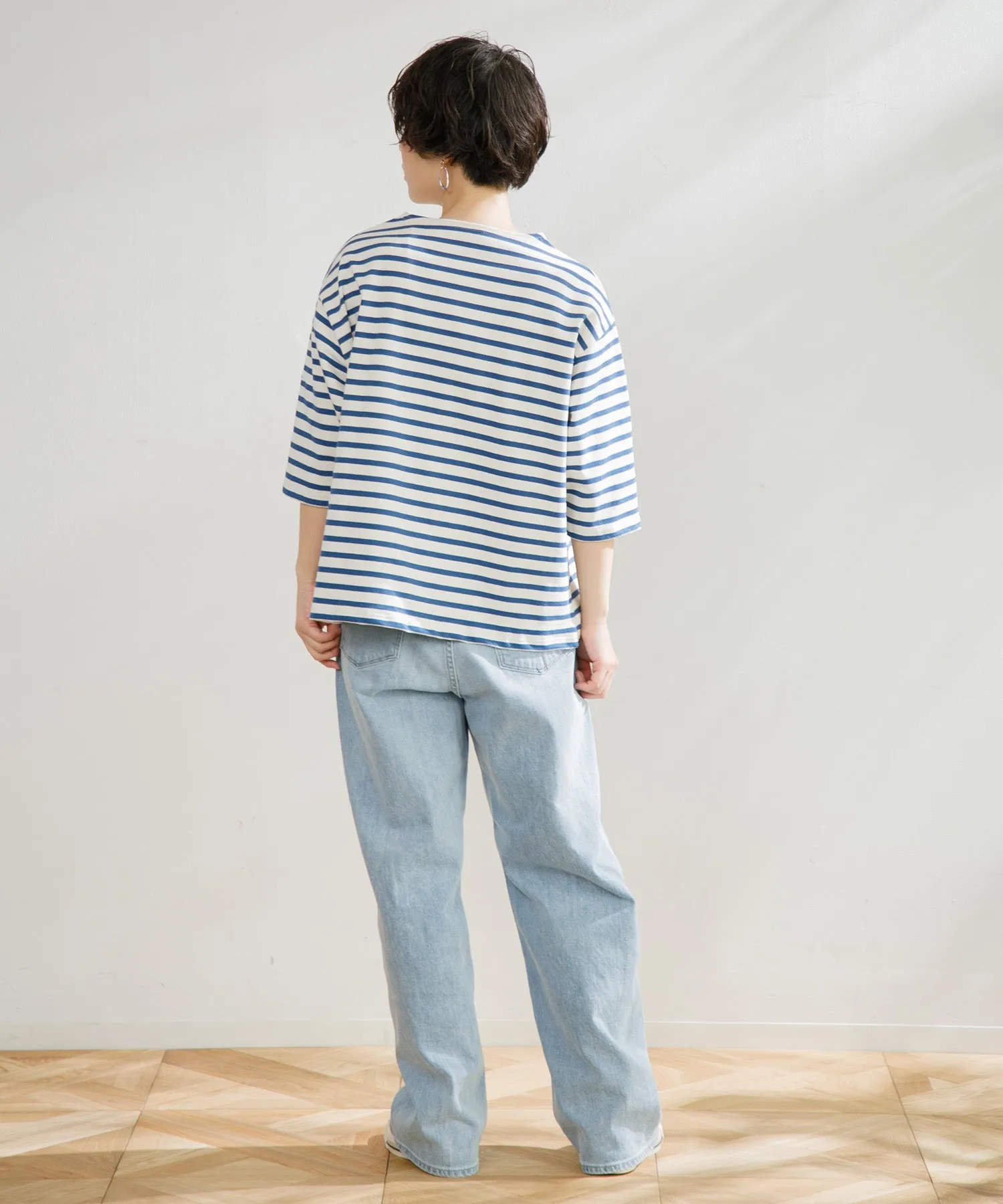 【WOMEN】ORCIVAL CREW NECK HALF SLEEVE PULLOVER