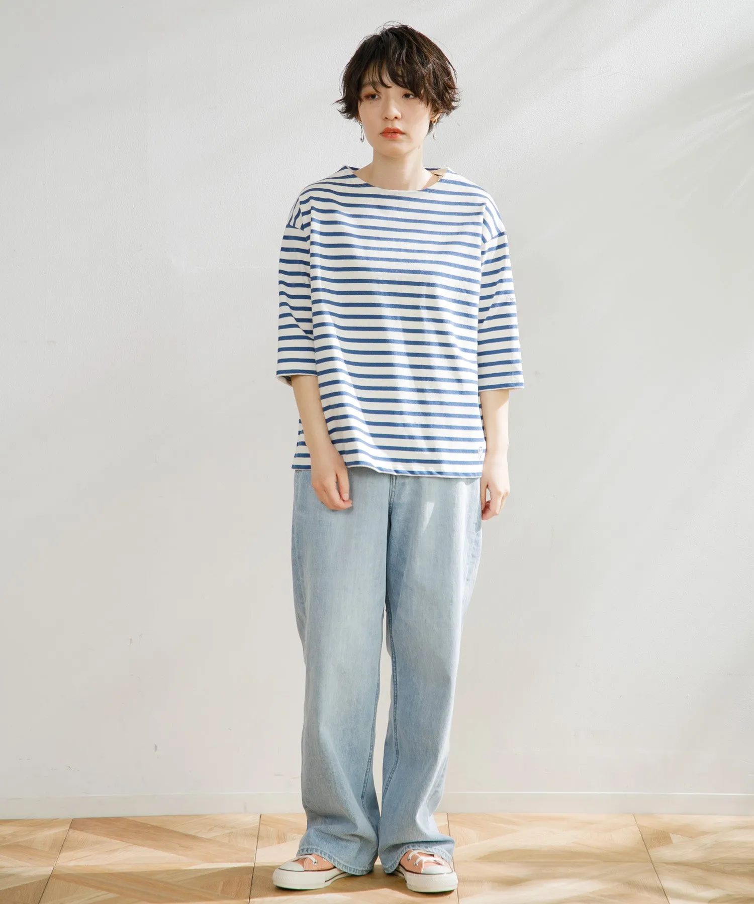 【WOMEN】ORCIVAL CREW NECK HALF SLEEVE PULLOVER