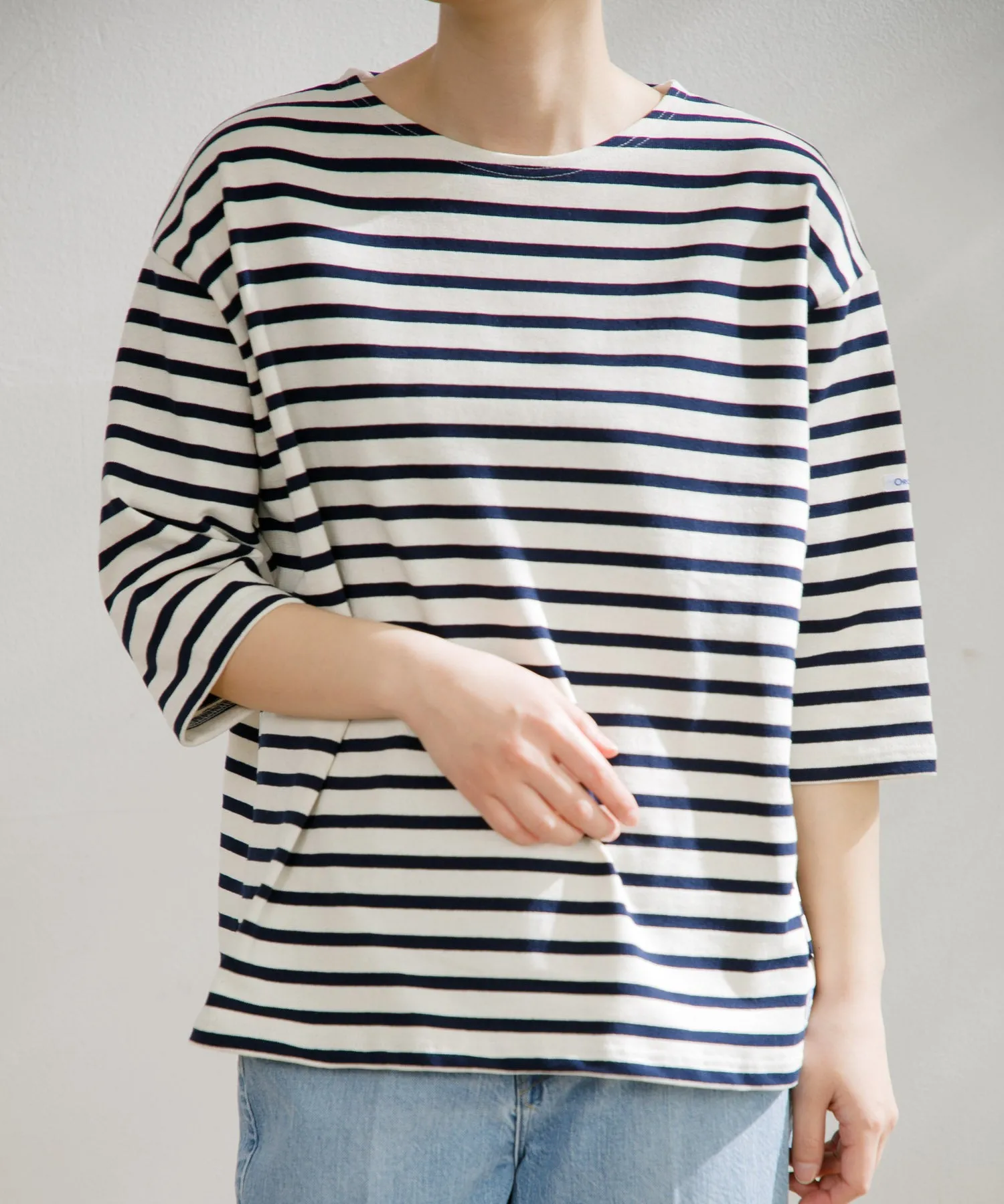 【WOMEN】ORCIVAL CREW NECK HALF SLEEVE PULLOVER