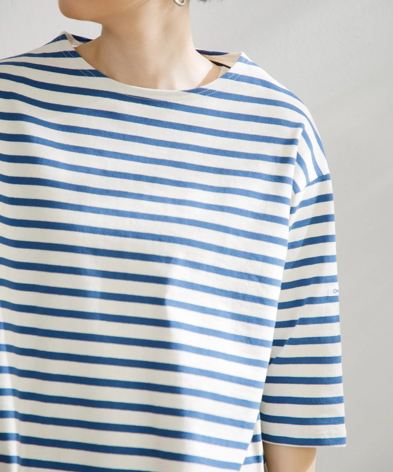 【WOMEN】ORCIVAL CREW NECK HALF SLEEVE PULLOVER