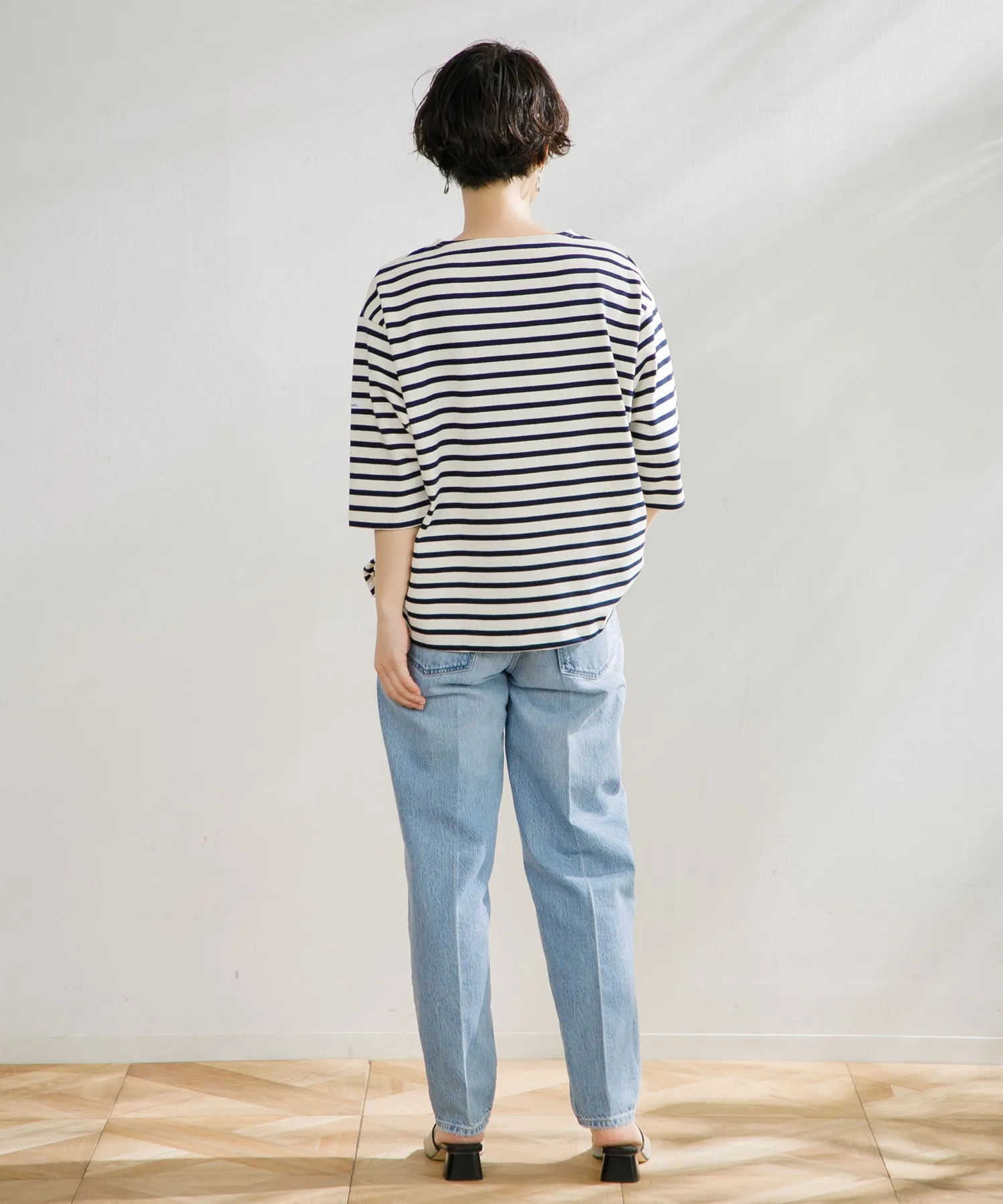 【WOMEN】ORCIVAL CREW NECK HALF SLEEVE PULLOVER