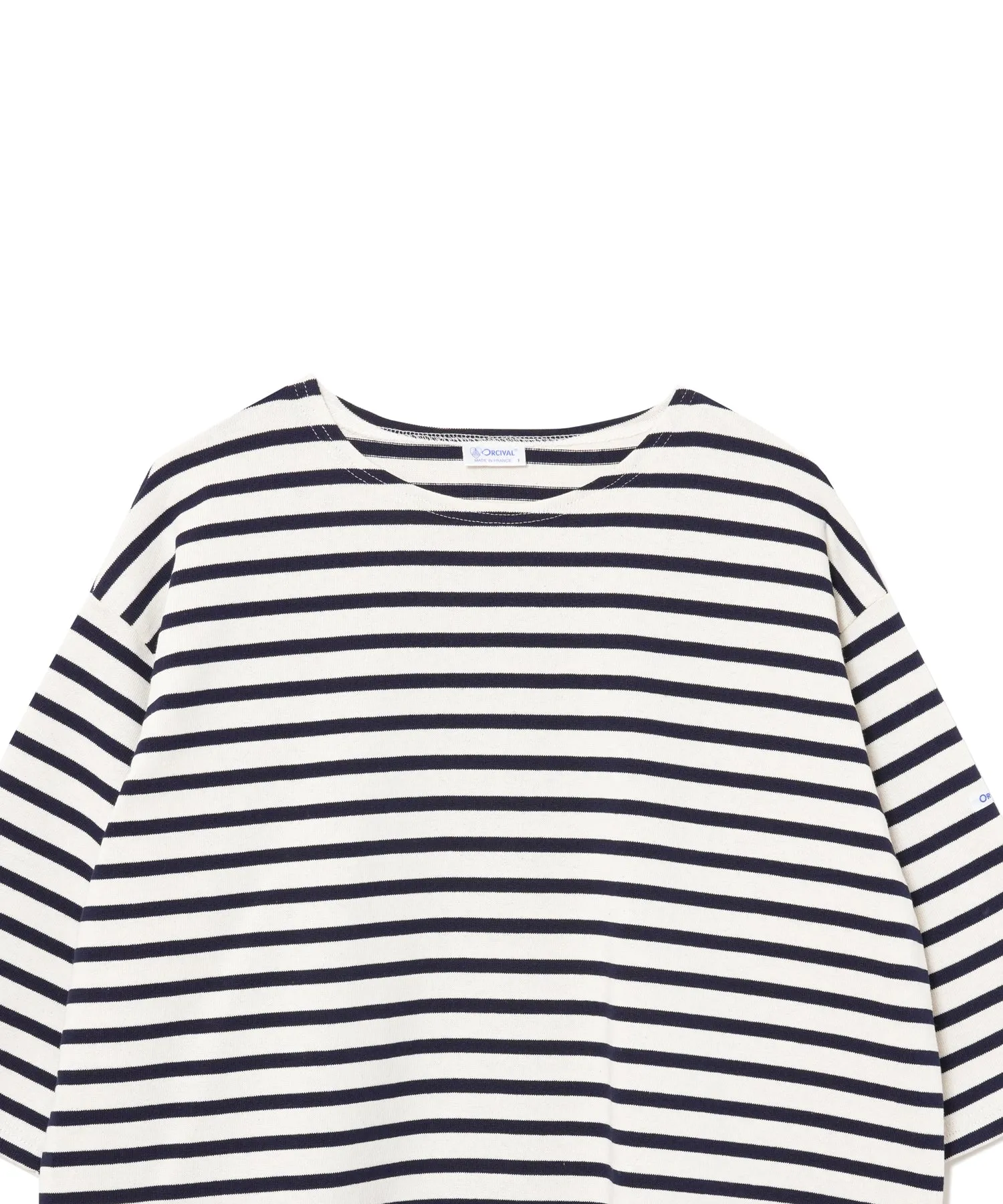 【WOMEN】ORCIVAL CREW NECK HALF SLEEVE PULLOVER