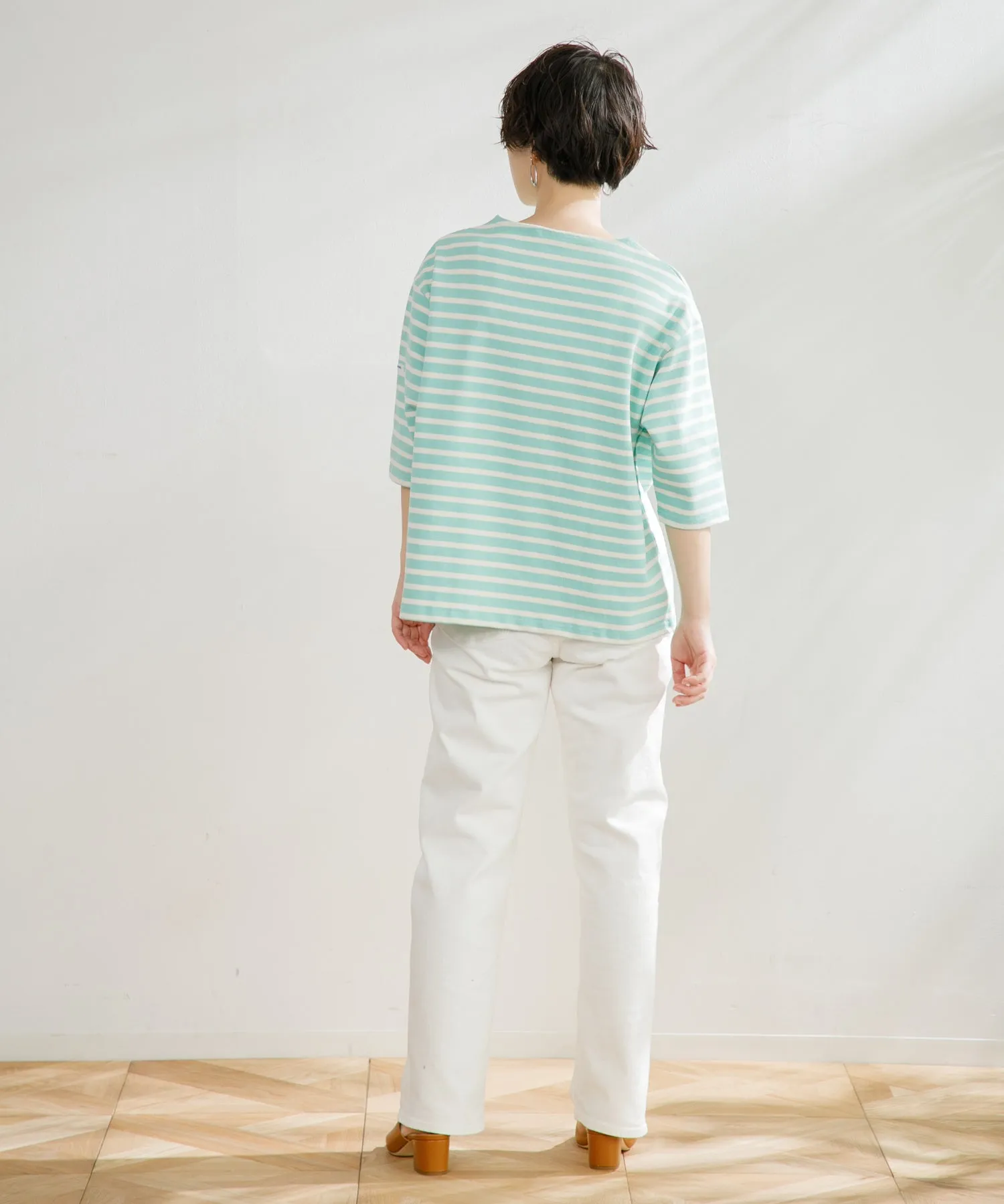 【WOMEN】ORCIVAL CREW NECK HALF SLEEVE PULLOVER