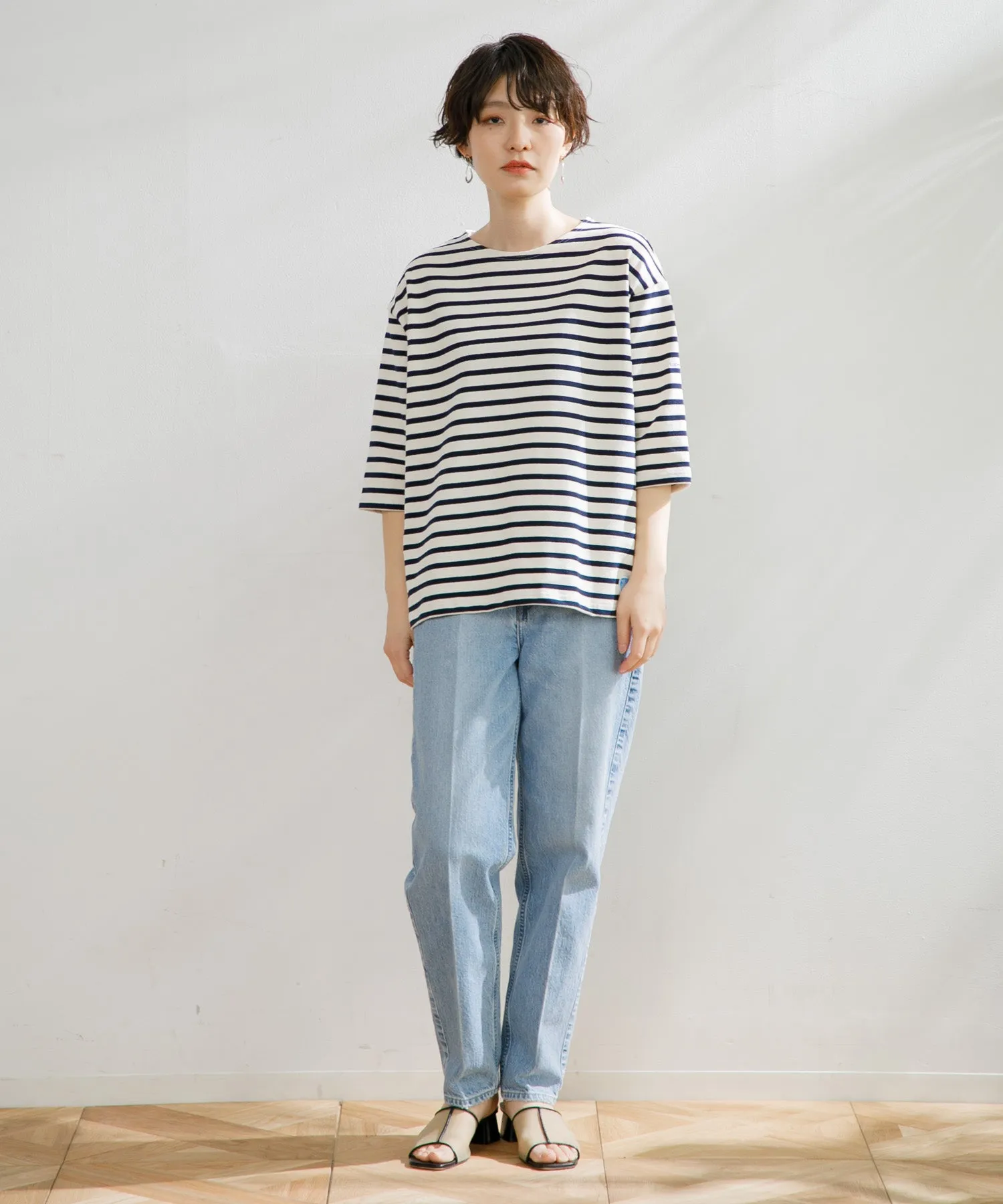 【WOMEN】ORCIVAL CREW NECK HALF SLEEVE PULLOVER