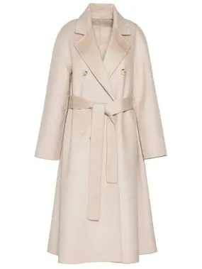 Women’s Belted Double-Breasted Wool Cashmere Coat