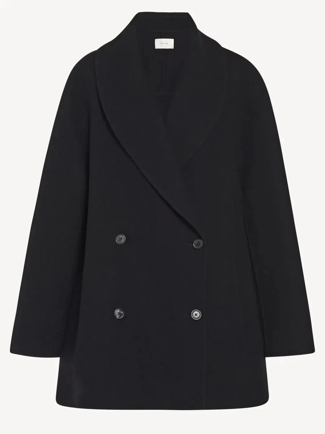 Women’s Double-Breasted Wool and Cashmere-Blend Coat