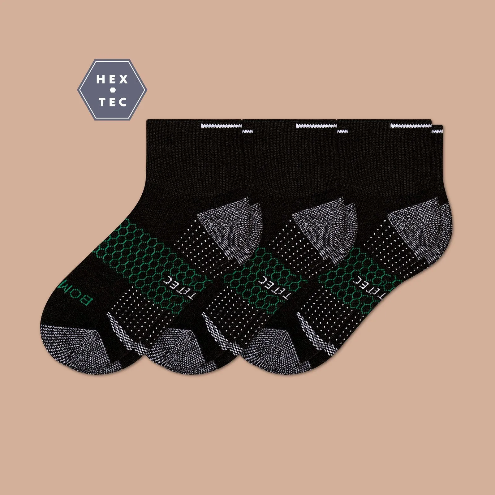 Women's Performance Golf Quarter Sock 3-Pack