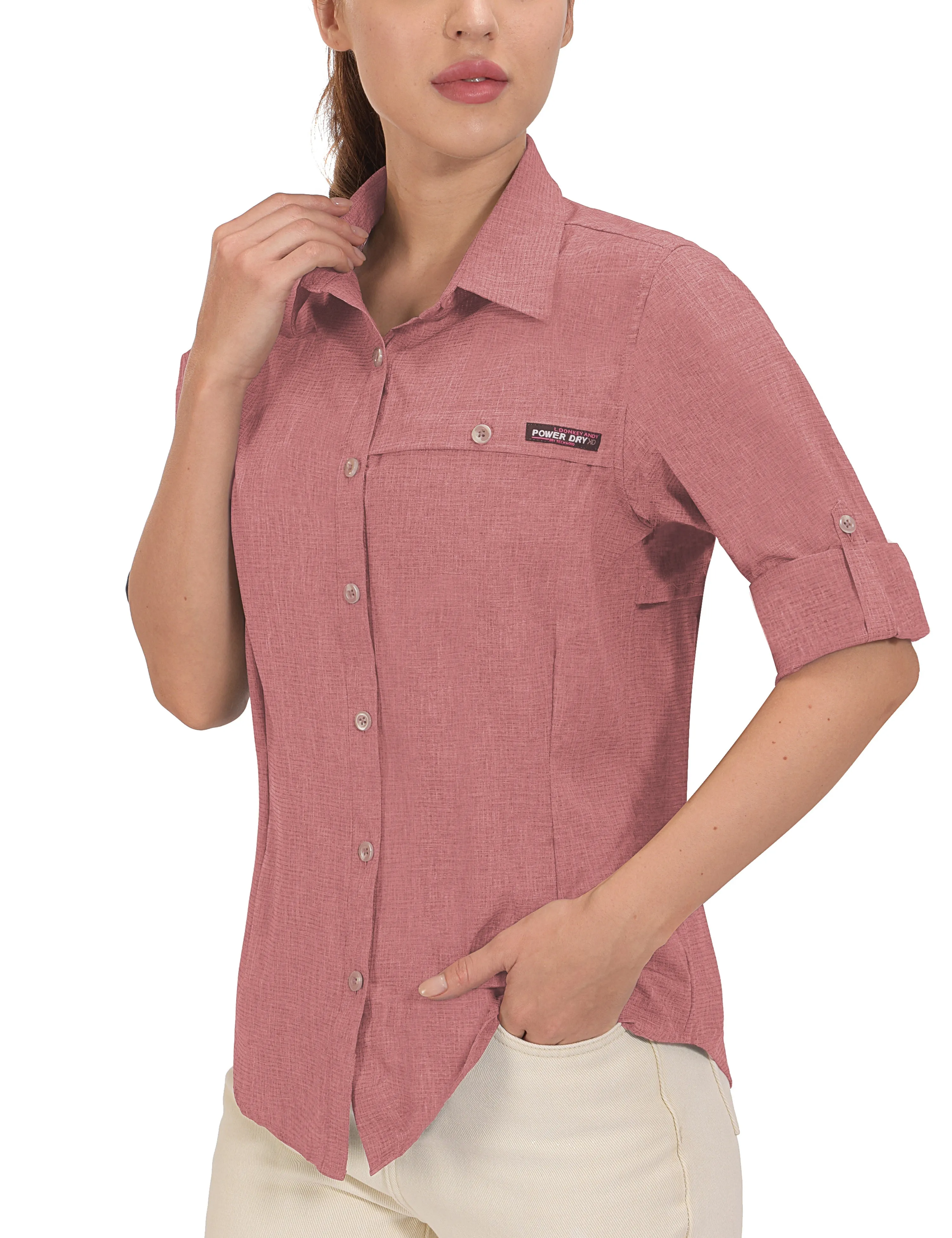 Women's UPF 50  UV Protection Air-Holes Tech Shirt