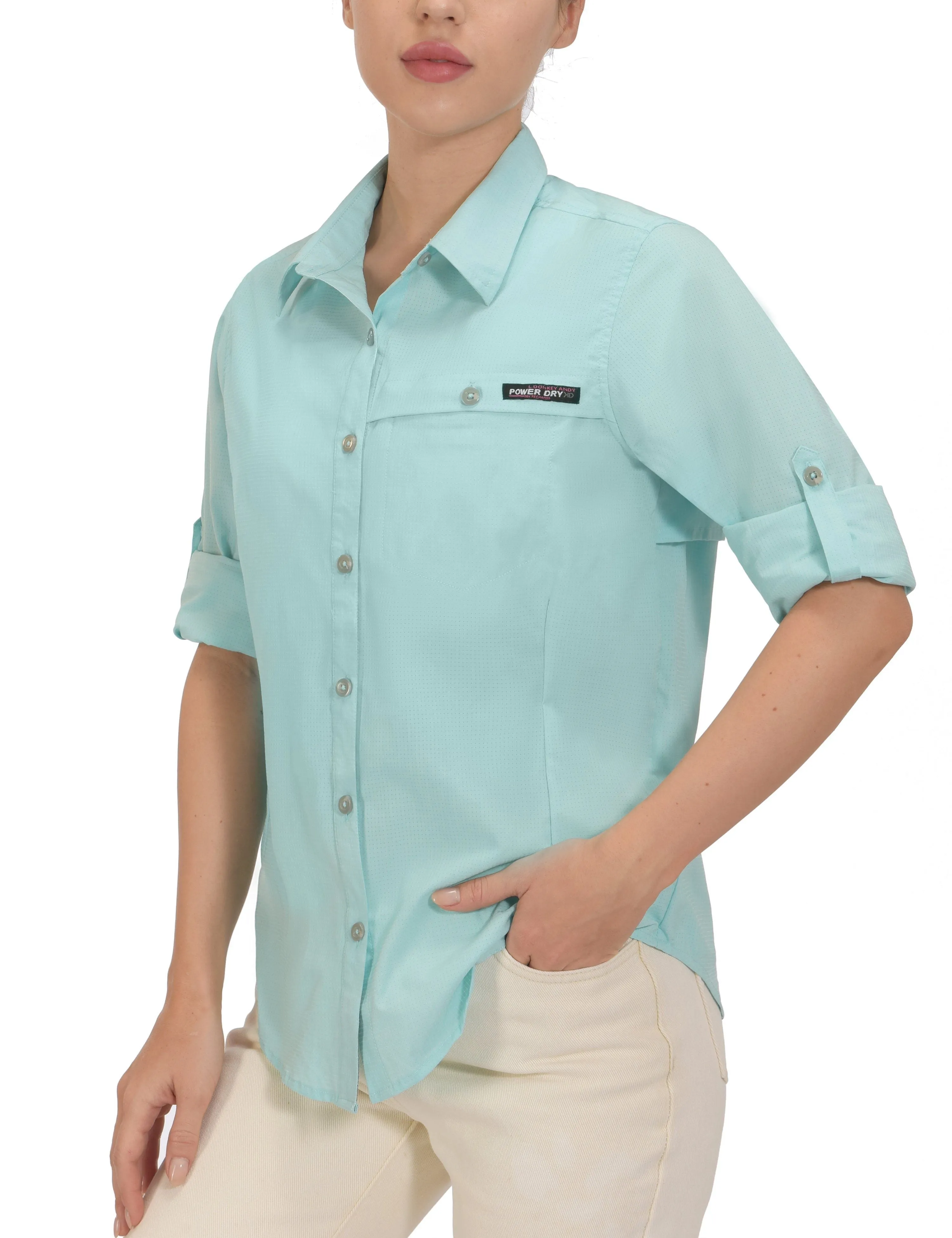 Women's UPF 50  UV Protection Air-Holes Tech Shirt